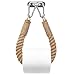 Porte-Papier Toilette,OYEFLY Porte-Serviette en Corde de Chanvre pour Salle de Bain et Cuisine Porte-Papier Salle de Bain Support de Rouleau de Serviette Toilette (Yellow)