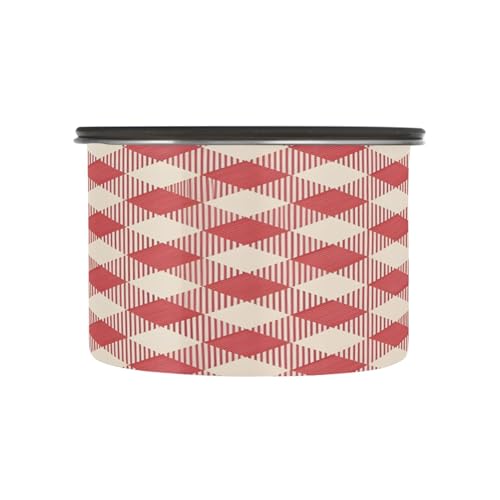 Contenedor de café hermético retro Kigai rojo 500 ml acero inox