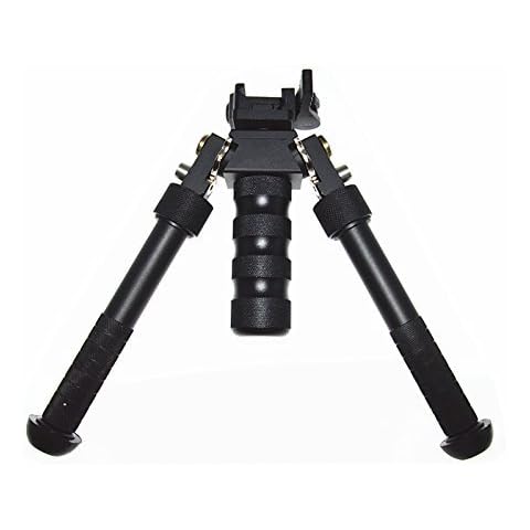 FIRECLUB CNC QD Quick Release Tactical Rifle Bipod Folding Swivel Adjustable 6''-9'' Cover