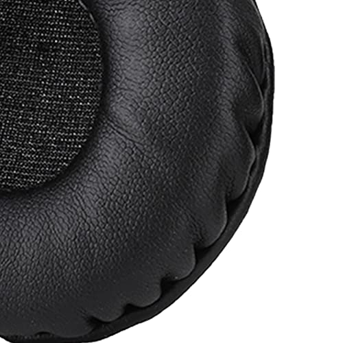 XUXHOU Hochwertige Protein-Leder-Ohrhörer-Pads Weiche Schaumkissen für Kopfhörer 70-mm-Ersatz-Ohrpolster Abdeckung für Geräuschblockierungen für Lange Hörsitzungen Geeignet