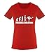 Produktbild Evolution Fussball - Rot - Women T-Shirt by DoubleM Gr. XL