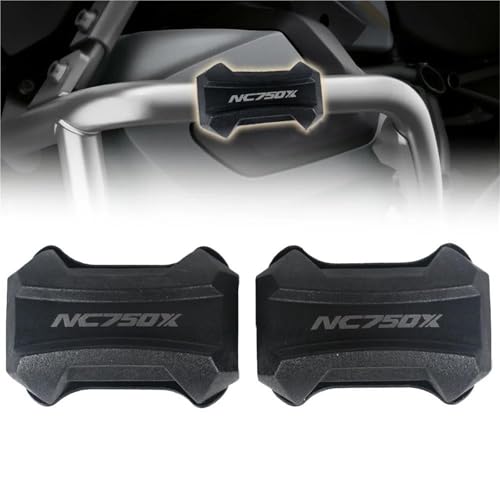 Moteur moto NC750X protection pare-chocs crash bar 25mm patin noir