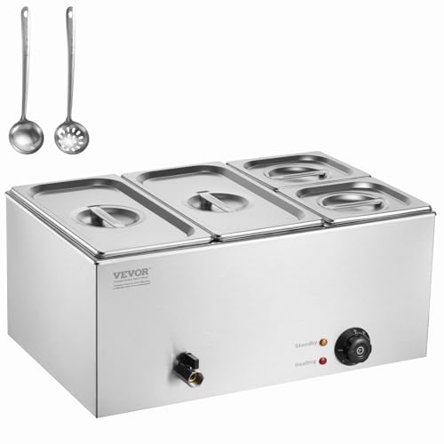 VEVOR 4-Pan Commercial Food Warmer