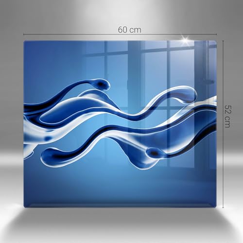 Protection plaque induction Wallfluent ultra résistante et hygiénique 60x52cm