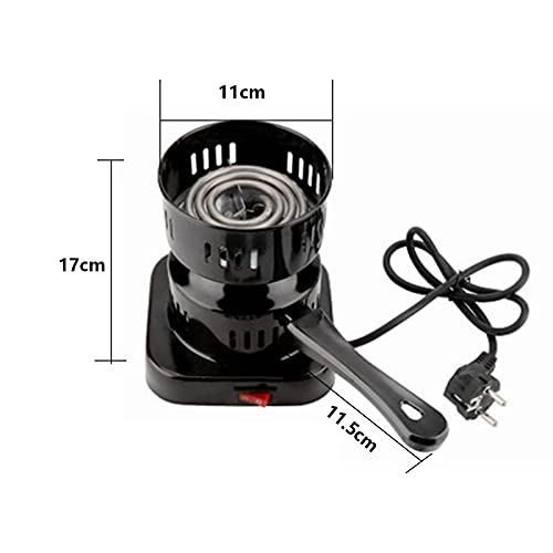 QILIN Grillen KohleanzüNder, Elektro-Holzkohle-Starter, 110V/220V 800W Shisha Shisha-Holzkohle-Brenner, Heizungsherd… – Bild 3