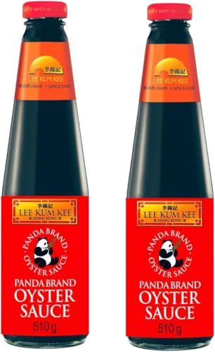Bugs Pantry LEE KUM KEE Premium 510g | 2x Panda Oyster Sauce | Authentic Asian Flavor for Cooking Marinades and Dressings