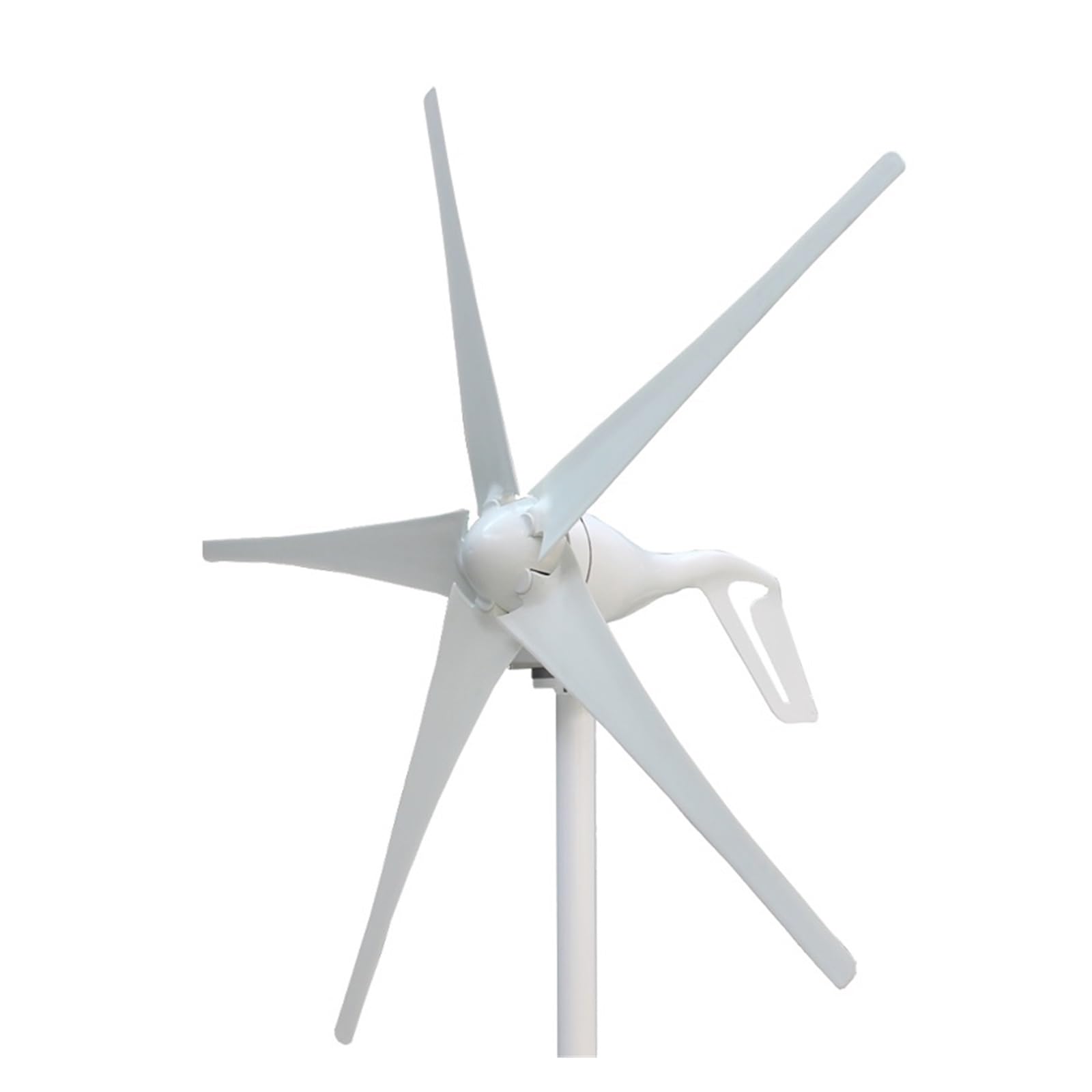 Joliane Onecolor Horizontal Axis Wind Turbine 12V 24V 100W Wind Energy Generator With 5 Blade Low Wind Speed Starting Wind Turbines For Home Use(Onecolor)