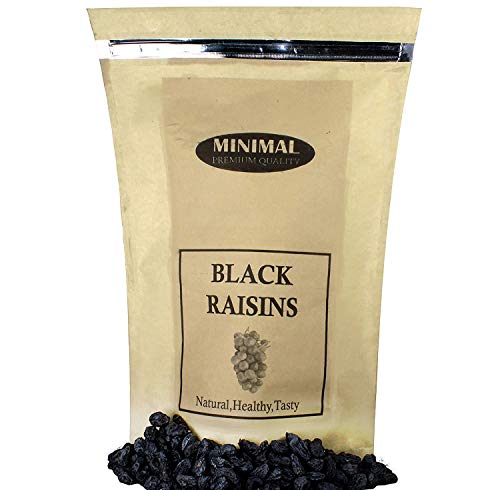 Deals4good minimal dried black raisins/black kishmish w…