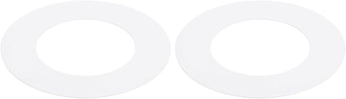 PATIKIL Anillos de goof de 2.76 pulgadas de diámetro exterior de 4.53 pulgadas para luz empotrada, paquete de 2 anillos de iluminación de metal