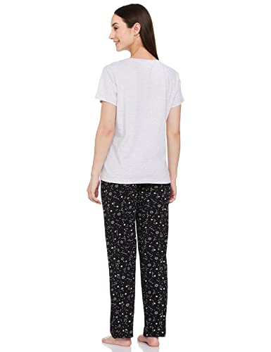 Image of Max Cotton Women Printed T-Shirt and Pajama Set