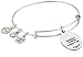 Alex and Ani Guardian of Peace Rafaelian Silver Expandable Wire Bangle Bracelet