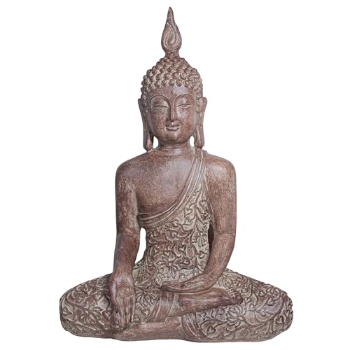 Estatua Buda para Decoración Zen Interior 15.8 pulg