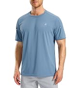Pudolla Men's Workout Running T-Shirts Lightweight Quick Dry Athletic Gym Shirts for Men Short Sl...
