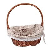Multifonctionnel : utilisez-le comme panier de récolte, panier à fleurs ou panier de pique- automnal. sa forme compacte et ses poignées robustes permettent de réaliser diverses tâches à la maison et au jardin. panier à fleurs pour enfants, panier en rotin à porter à la main