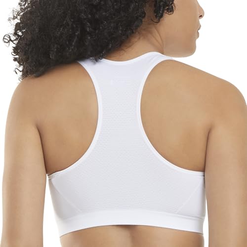 Image of Jockey womens Mid Impact Removable Cup Seamless Sports Bra