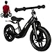 Produktbild KRUZZEL Lauflernrad Kinder ab 2 Jahren  Ultraleichtes Magnesiumrahmen Fahrrad 12 Zoll Eva Räder mit Schultergurt  Höhenverstellbarer Sattel  Geschenkidee  Schwarz
