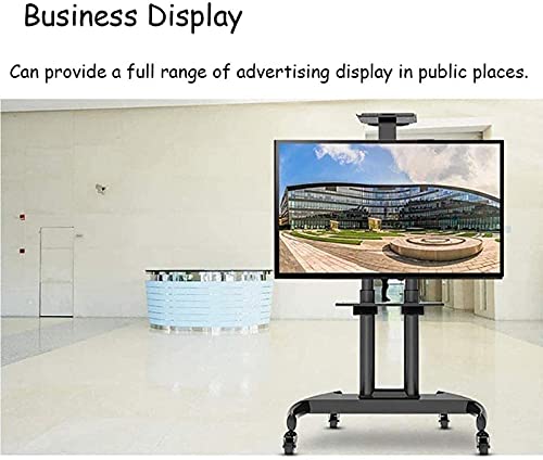 Soporte móvil para TV con estante y ruedas para 32 a 70 pulgadas miniatura 5
