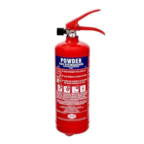 2KG ABC Powder Jewel Fire Extinguisher | Compact Multi-Purpose Protection for Home, Office & Retail - 13A 70B C