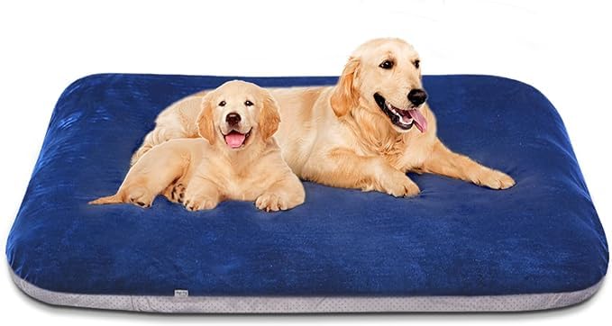 Blessing Magic Dog Extra Large Dog Bed Orthopedic Pet Beds 47 Inch Jumbo Crate Pad Mat Washable Anti Slip Dog Sleeping Mattress with Removable Cover, Light Grey XL (L, Royal Blue) (B0CQPCVW7P) Amazon Price History, Amazon Price Tracker