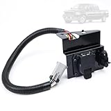 TRSCJXN 2C3Z-13A576-DA 4 & 7 Pin Trailer Tow Wiring Harness Plug Compatible with 2002 2003 2004 Ford F250 F350 Super Duty Pickup Truck 4 Flat 7 Way Trailer Plug Replace D491-576-DA-jd