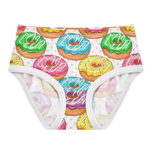 Joisal Toddlers Underwear Floral 2t Cotton Cute Panties Girl Flower Underpants Briefs Cartoon Colorful Dounts - Main Image