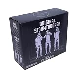Nemesis Now Oryginalny szturmowiec trzy mądre figurki science fiction, białe, 14 cm