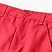 Boys' Twill Chino Pants School Uniform Relaxed Straight Flat Front Adjustable Waistband Youth Trousers 4-17 Years Red