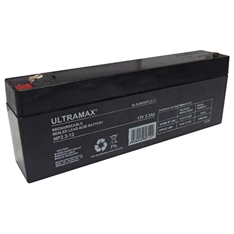 ULTRA MAX NP2.3-12, 12V 2.3Ah LEAD-ACID ALARM BATTERY NP2.1-12 Cover