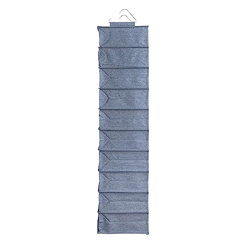 Household Essentials HE1064 Hanging Narrow Cotton Blend And Plastic Closet Organizer thumb #5