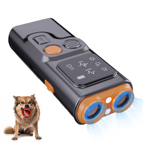 Bark-Guard Anti Barking Device for Dogs, Pawcify Bark Guard, Silent Sync Bark Guard, 2024 New Dog Bark Deterrent Device with HD Display and LED Flashlight (1PCS) -  DapKuj, GHB451