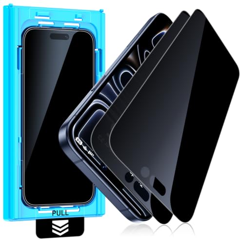 Mothca 25° Blickschutz für iPhone 17/17 Pro, 4-fach gehärtet, 2 Stück