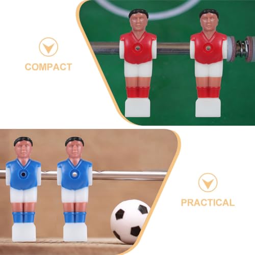 Toddmomy 12Pcs Foosball Players Replacement Set Table Soccer Men Rod Parts for Family Game Room Entertainment and Office Fun - Thumbnail 6