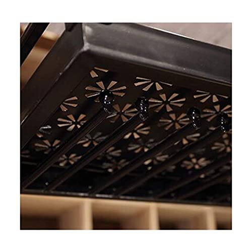 Estante para copas marrón de techo para cocina y hostelería 5