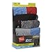 Hanes Boys' Boxer Briefs Pack, Lightweight Moisture-Wicking Underwear, 6-Pack (Colors/Patterns May Vary)