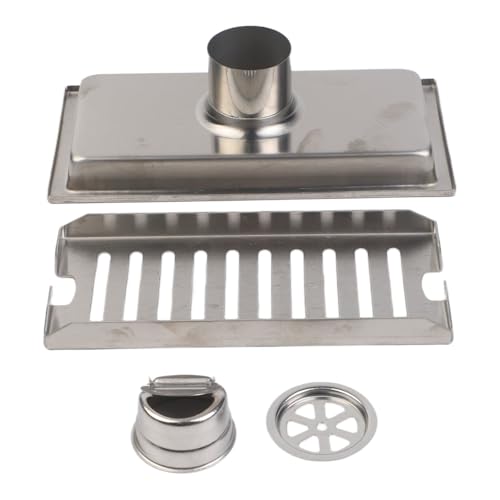 Siphon de sol rectangulaire KiraKira douche italienne acier inoxydable