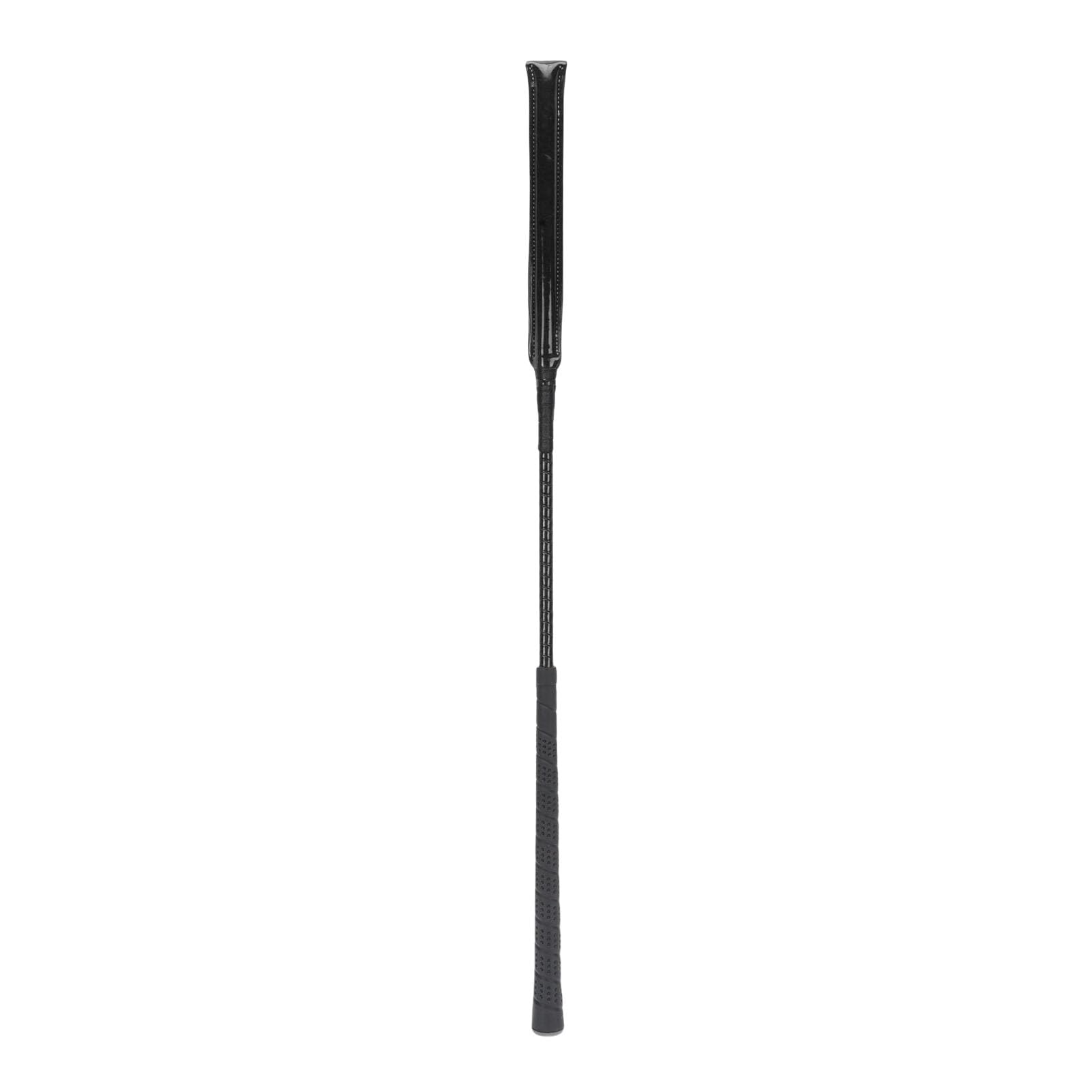 Jiawu Frustino per Cavallo Equestre - Pelle Verniciata da 65 Cm con Manico in Silicone Antiscivolo per Allenamenti di Corse di, Frustino Equino Resistente all'abrasione, Buona tenacità per Sport