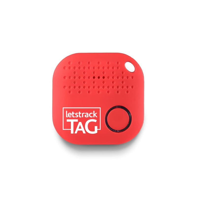 Letstrack Bluetooth TAG & Item Finder for Keys, Wallet & Luggage | TAG Tracker | Wallet Finder | Key Finder | Battery Replaceable | Works with Alexa & Siri, iOS & Android Compatible (Pack of 3, Red)-image-14