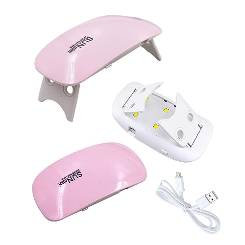 Artnery Min LED UV Light Lamp for Sun Dryer Gel Nail Polish Art Curing 6W Portable Manicure Tool Sunmini Drayer Foldable Light Based for All Kind of Paints Dry Remover Nails... - Image 2
