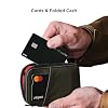 ALPAKA Zip Card Pouch - Holds 12-20 Cards, Cash Made With Weatherproof Fabric, YKK Zipper, RFID Blocking Card Wallet and Coin Pouch for Men