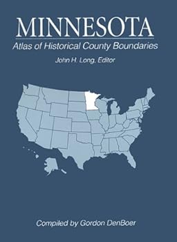 Hardcover Minnesota Atlas of Historical County Boundaries Book