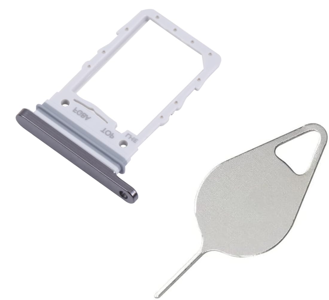 Cassetto sim Nero con estrattore di ricambio per Samsung Galaxy Z Flip 4