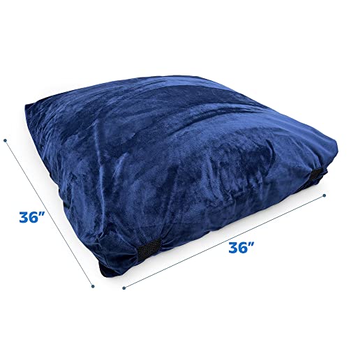 Foamma Crash Pad - (36’’ X 36’’) (3 Feet X 3 Feet) - Sensory Pad With Foam Blocks For Kids And Adults With Extreme Comfortable Fabric And Washable Cover, Ideal For Kids To Jump, Play Or Relax #TOP1