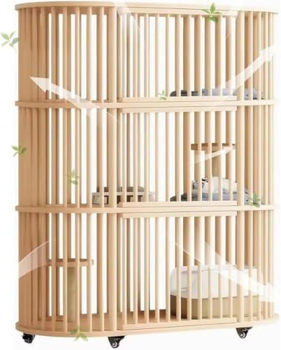 TUIYIDUO �L�P�[�W �L���b�g�P�[�W 3�i 112*56*156.9cm �ؐ� �L�n�E�X ��^ �y�b�g�P�[�W �L���X�^�[�t�� �������� �L���X�y�[�X �L�̑� �L�ʑ� �ی� �E���h�~ �g���ȒP ���{��������t��