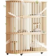 Amazon.co.jp: TUIYIDUO キャットハウス 大型 4 層ケージ 147×147