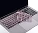 CaseBuy Premium Ultra Thin Keyboard Cover Compatible New MacBook Air 13-inch A1932 with Touch ID Retina Display Soft-Touch TPU Keyboard Protective Skin, Rose Gold