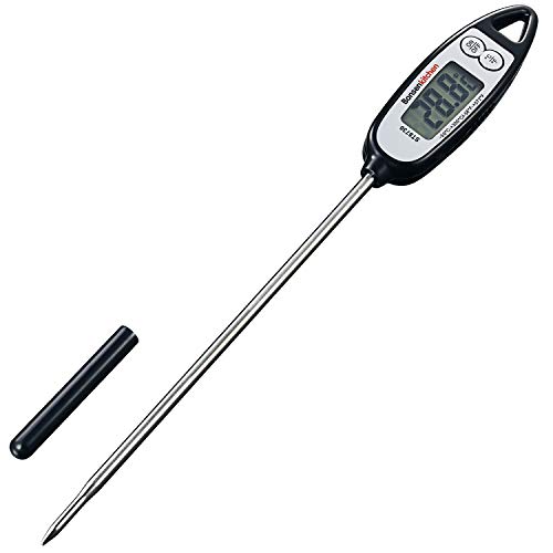 Digital Instant Read Meat Thermometer For Turkey BBQ Grill with Long Probe, Food