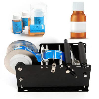 Etichettatrice manuale per bottiglie rotonde 30Times / minuto, rotonda, lattina/bottiglia, semiautomatica, etichettatrice, etichettatrice automatica e rotonda