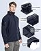 TACVASEN Fleece Softshell Jacket Men Tactical Military Jacket Waterproof Winter Coat Warm Zip Up Hoodie Lightweight Windbreaker Rain Army Navy 2XL