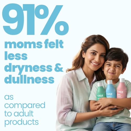 Image of TuCo Kids Mild Body Lotion, Body Wash & Shampoo | Proven Effectiveness - 300ml (Pack Of 3)