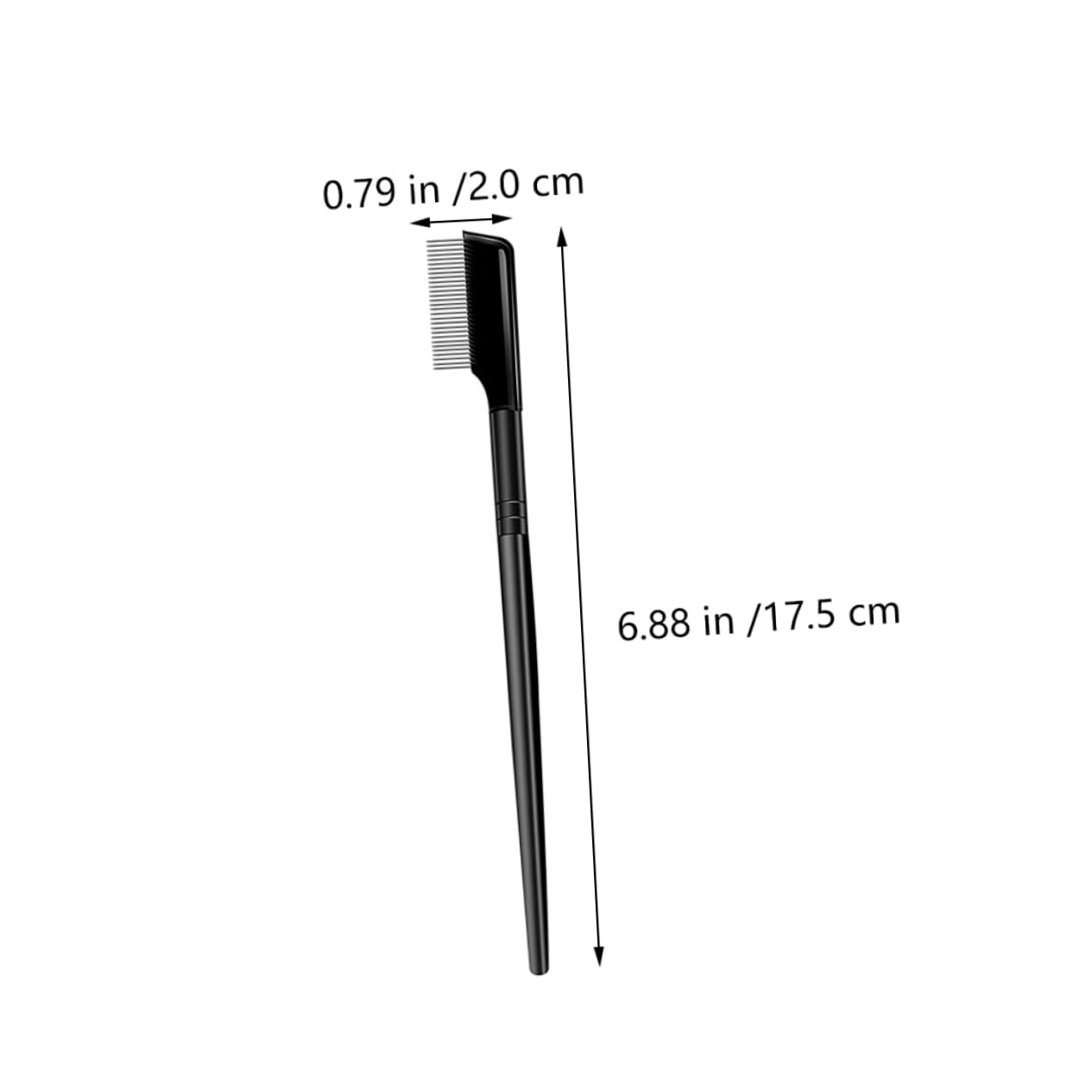 BIUDECO Eyelash Comb Folding Lash Brush Set Stainless Steel Comb for Mascara Application